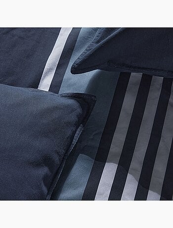 Juego de cama de algodón puro, 240 x 220 cm, a rayas - AFIBEL
