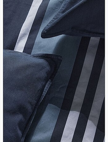 Juego de cama de algodón puro, 240 x 220 cm, a rayas - AFIBEL