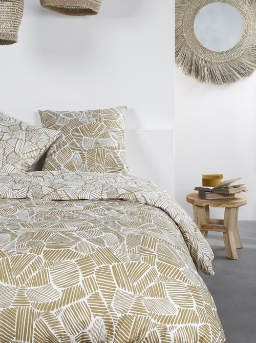 Juego de cama de algodón puro, 240 x 220 cm, África - AFIBEL - Kiabi