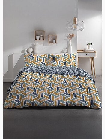 Juego de cama de algodón puro 240 x 220 cm, Optica - AFIBEL