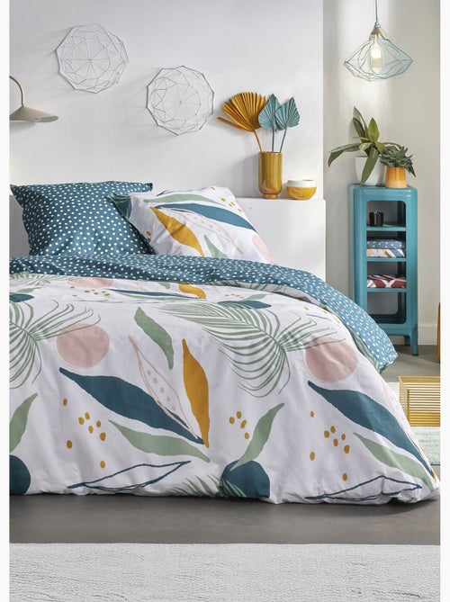 Juego de cama de algodón puro, 260 x 240 cm, color natural - AFIBEL - Kiabi Juego de cama de algodón puro, 260 x 240 cm, color natural - AFIBEL - Kiabi