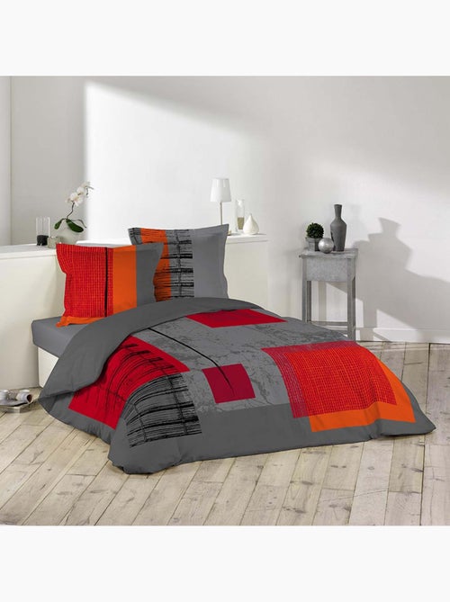 Juego de cama de algodón quadro douceur d'intérieur - Kiabi Juego de cama de algodón quadro douceur d'intérieur - Kiabi