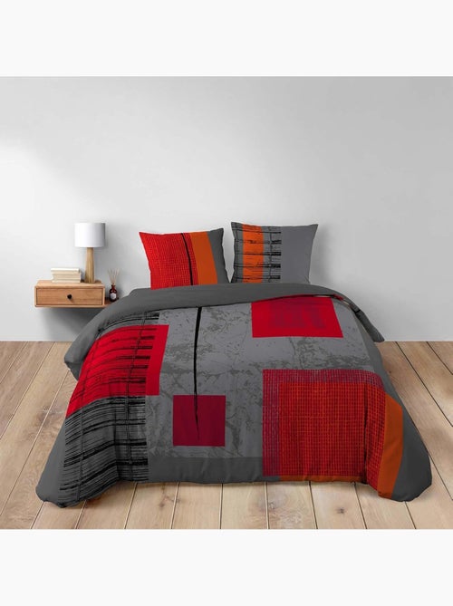 Juego de cama de algodón quadro douceur d'intérieur - Kiabi Juego de cama de algodón quadro douceur d'intérieur - Kiabi