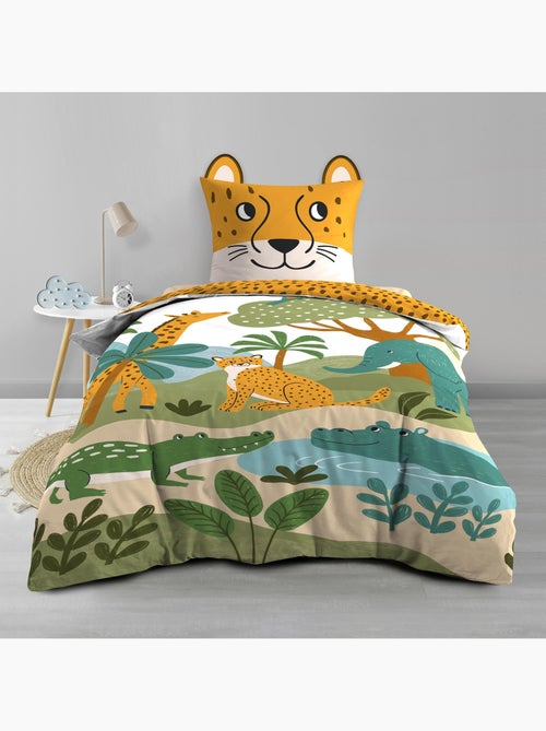 Juego de cama de algodón zanimo douceur d'intérieur - Kiabi Juego de cama de algodón zanimo douceur d'intérieur - Kiabi