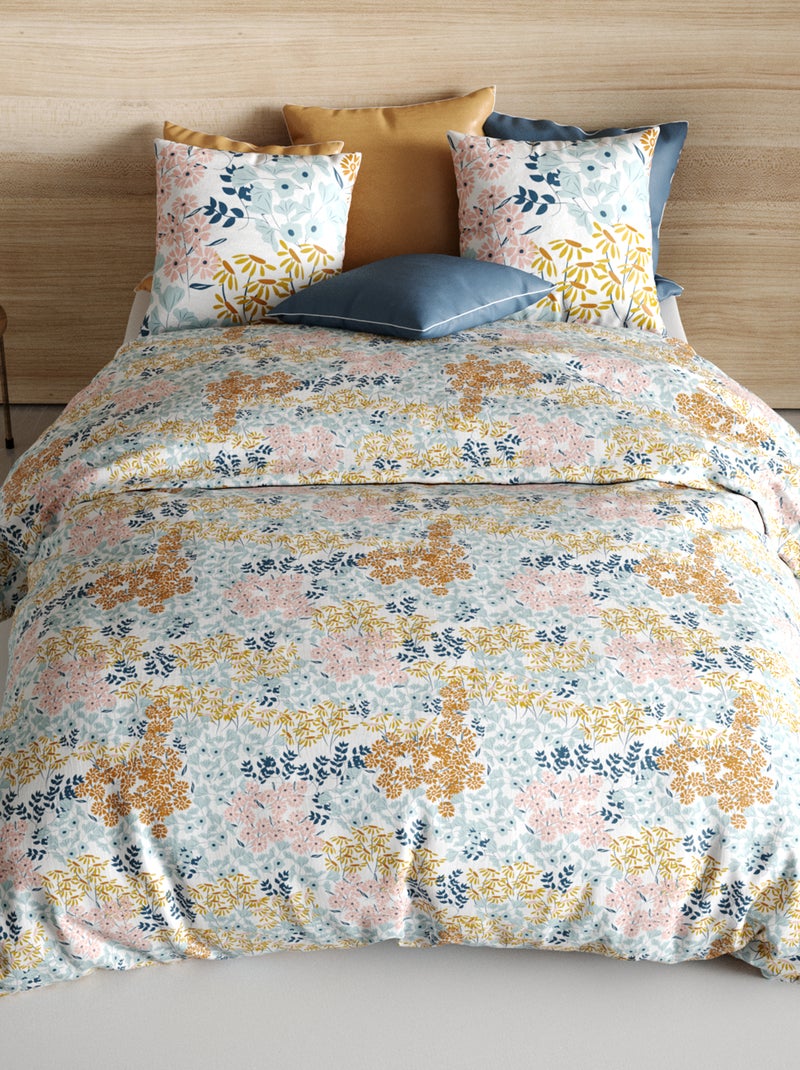 Juego de cama de 'flores' - Doble BEIGE - Kiabi