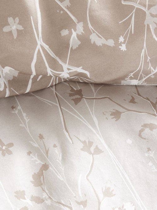 Juego de cama de flores - Doble - Kiabi
