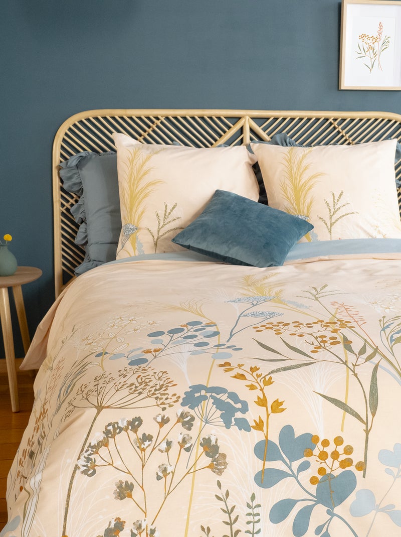 Juego de cama de flores - Doble ROSA - Kiabi