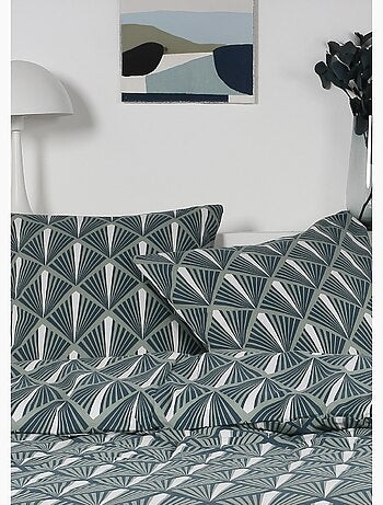 Juego de cama de franela, 240 x 220 cm, Art Déco - AFIBEL