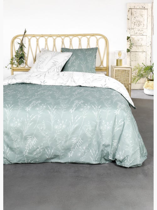 Juego de cama de franela 240 x 220 cm, estampado floral - AFIBEL - Kiabi
