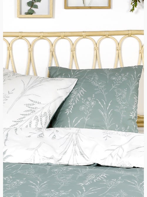 Juego de cama de franela 240 x 220 cm, estampado floral - AFIBEL - Kiabi