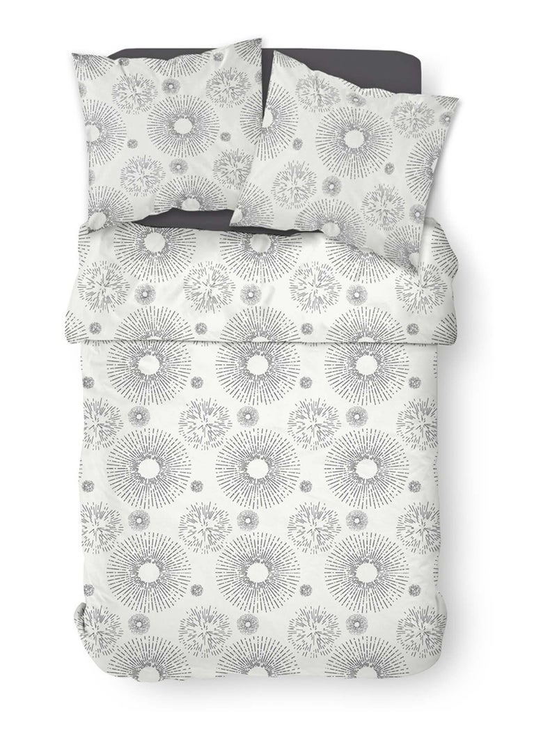 Juego de cama de franela 240 x 220 cm, Rayón - AFIBEL Blanco - Kiabi