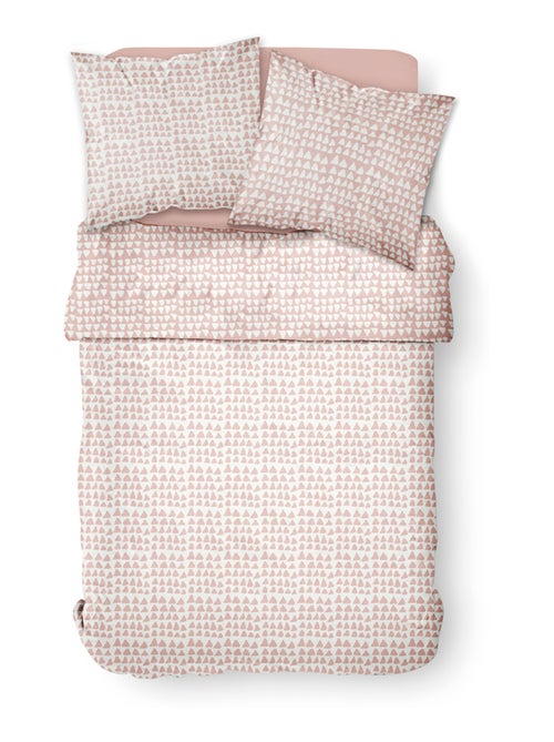 Juego de cama de franela, 240 x 220 cm, Triángulos - AFIBEL - Kiabi