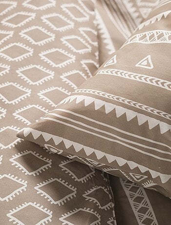 Juego de cama de franela étnica, 240 x 220 cm - AFIBEL