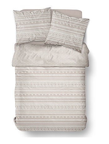 Juego de cama de franela étnica, 240 x 220 cm - AFIBEL