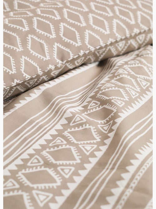 Juego de cama de franela étnica, 240 x 220 cm - AFIBEL - Kiabi Juego de cama de franela étnica, 240 x 220 cm - AFIBEL - Kiabi