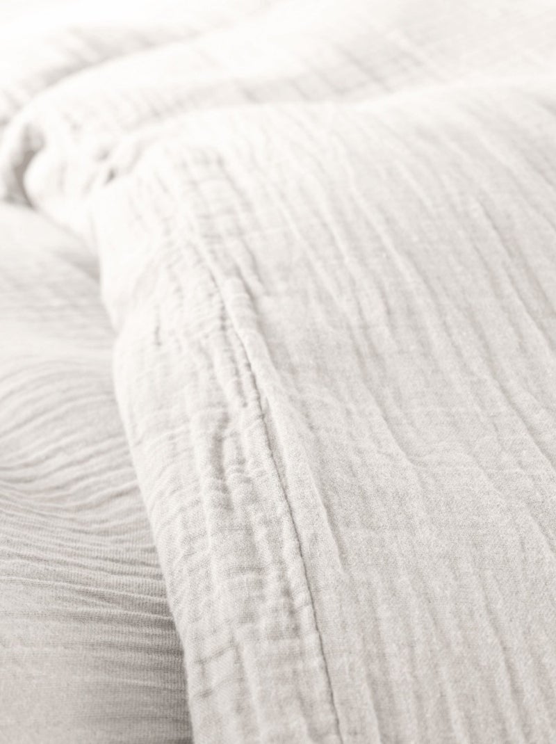 Juego de cama de Gasa de Algodón Alia PROMO LINGE Blanco - Kiabi