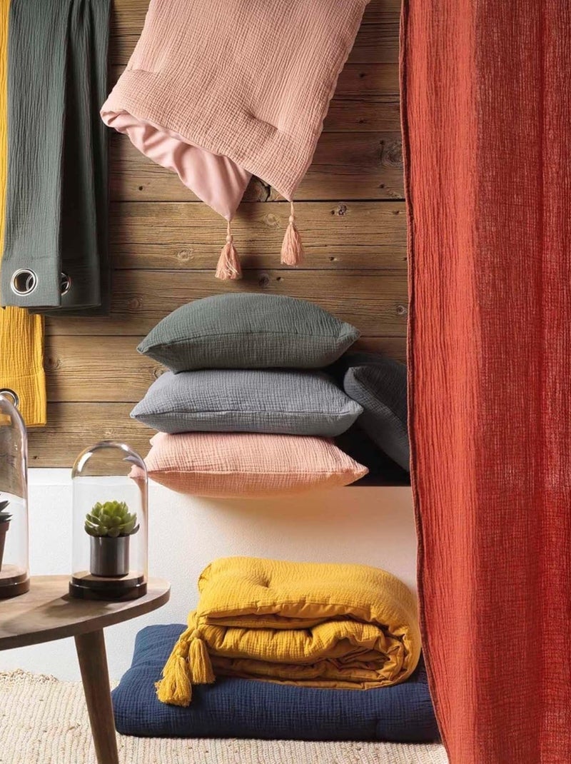 Juego de cama de Gasa de Algodón Alia PROMO LINGE Blanco - Kiabi