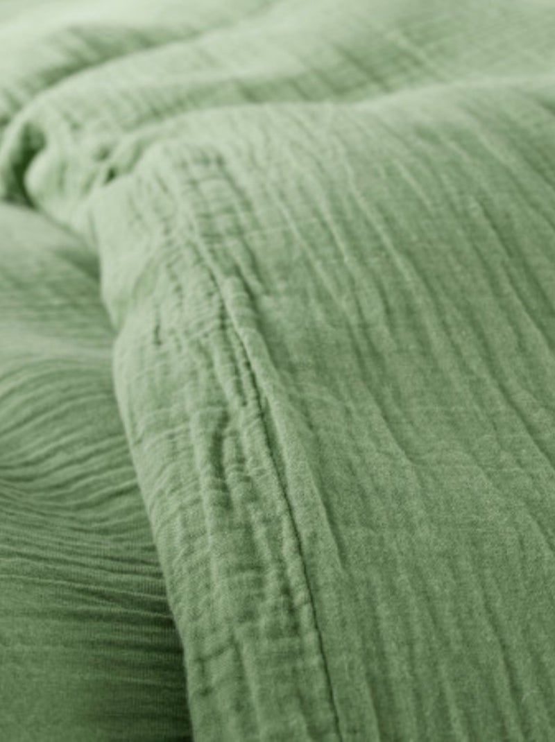 Juego de cama de Gasa de Algodón Alia PROMO LINGE Caqui - Kiabi