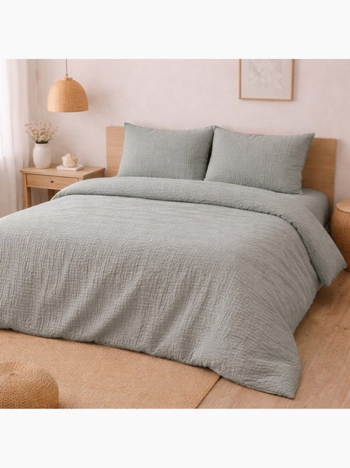 Juego de cama de Gasa de Algodón Alia PROMO LINGE - Kiabi Juego de cama de Gasa de Algodón Alia PROMO LINGE - Kiabi