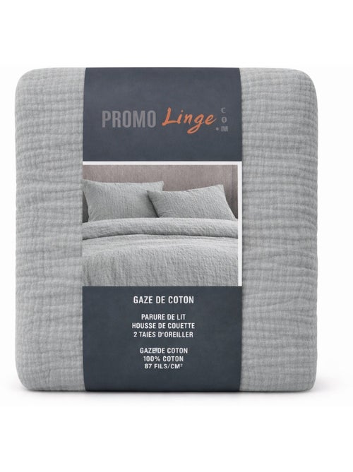 Juego de cama de Gasa de Algodón Alia PROMO LINGE - Kiabi Juego de cama de Gasa de Algodón Alia PROMO LINGE - Kiabi