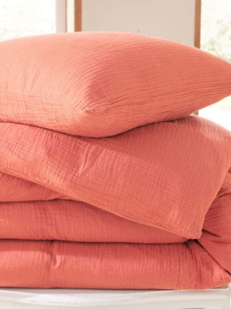 Juego de cama de Gasa de Algodón Alia PROMO LINGE Rosa - Kiabi