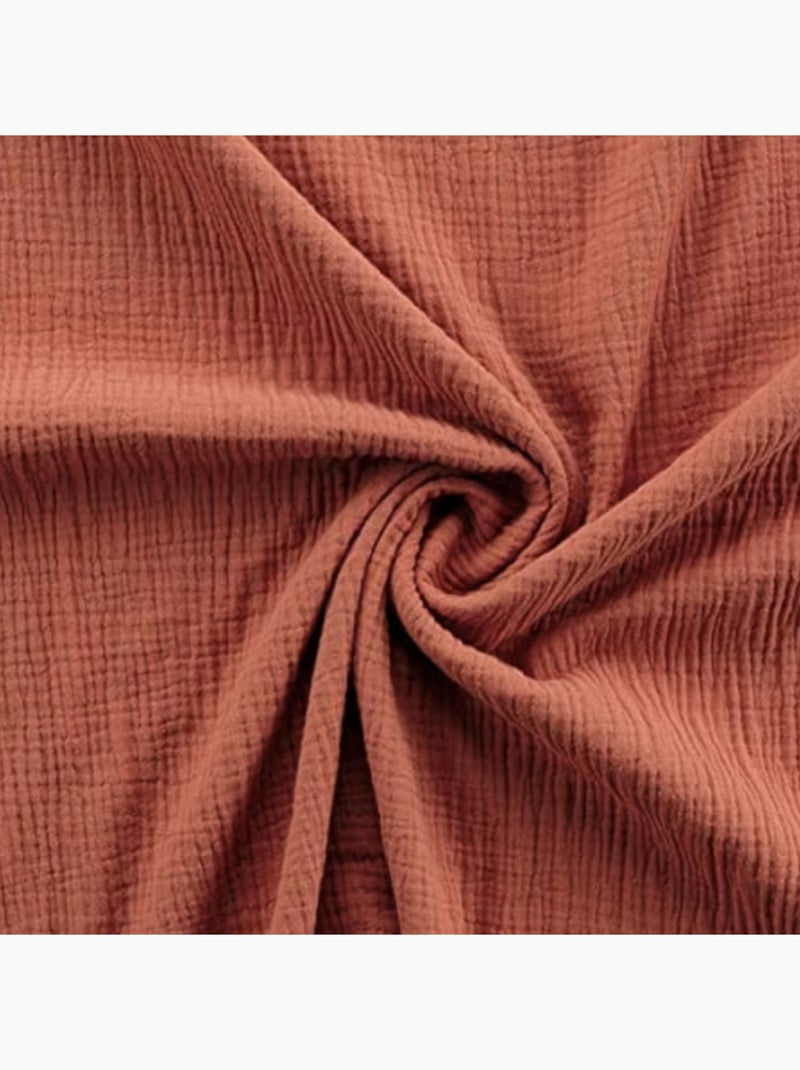 Juego de cama de Gasa de Algodón Alia PROMO LINGE Terracota - Kiabi