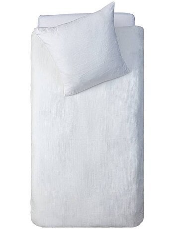 Ropa de cama 140x200cm gasa de algodón avellana