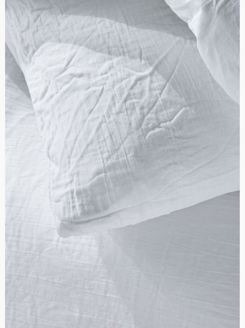 Juego de cama de gasa de algodón lisa, 240 x 220 cm - AFIBEL - Kiabi