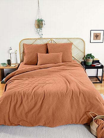 Juego de cama de gasa de algodón