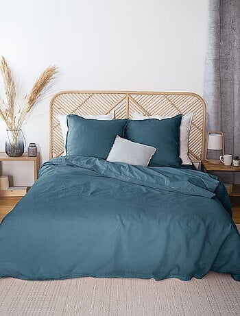 Juego de cama de mezcla de lino - Doble