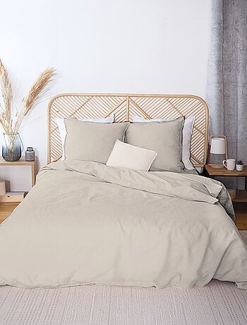 Juego de cama de mezcla de lino - Doble