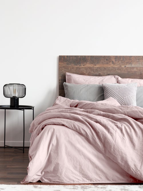 Juego de cama de mezcla de lino  - Doble - Kiabi