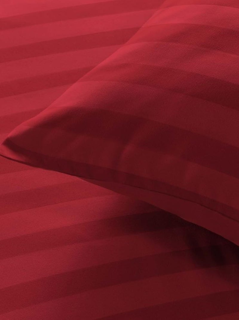 Juego de cama de Microfibra Cléo PROMO LINGE Rojo - Kiabi