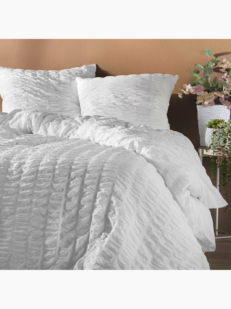 Juego de cama de Microfibra Douceur d'Intérieur Blanco - Kiabi