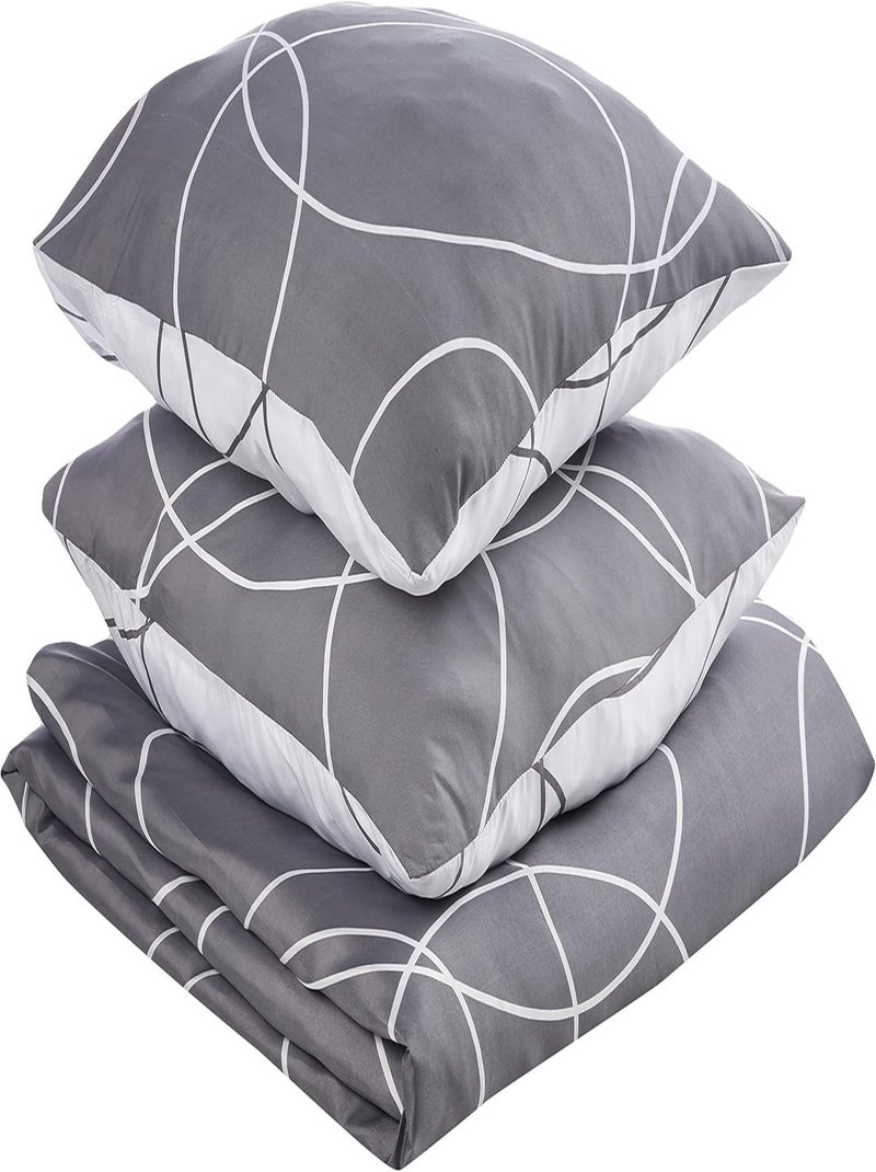 Juego de cama de Microfibra Elton Douceur d'Intérieur Gris - Kiabi