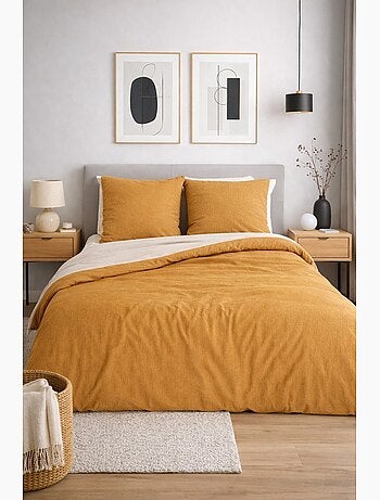 Juego de cama de microfibra gofrada