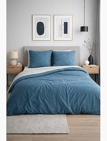 Juego de cama de microfibra gofrada