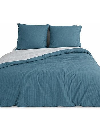 Juego de cama de microfibra gofrada