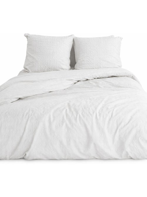 Juego de cama de microfibra gofrada - Kiabi