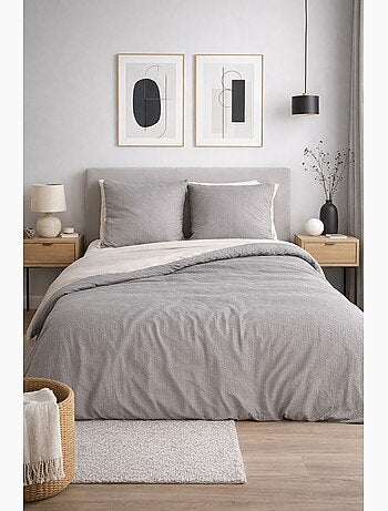 Juego de cama de microfibra gofrada
