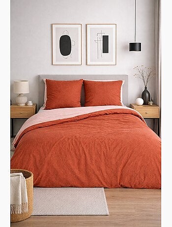 Juego de cama de microfibra gofrada