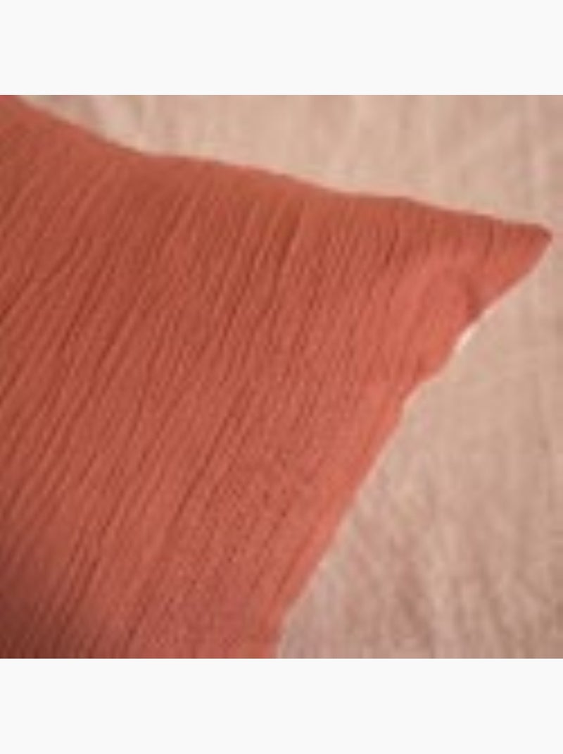 Juego de cama de microfibra gofrada Naranja - Kiabi
