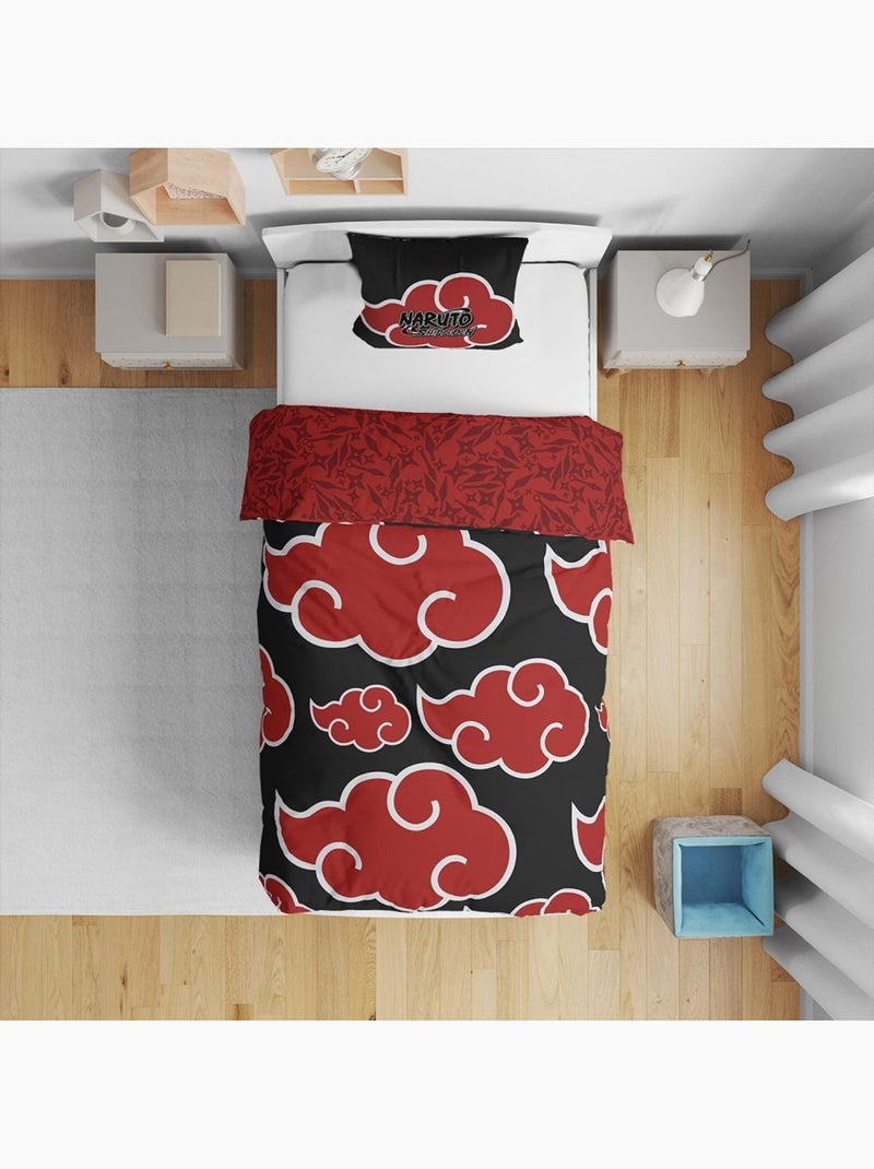Juego de cama de microfibra lyo naruto Negro - Kiabi