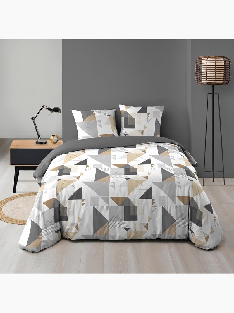 Juego de cama de Microfibra Trigone Douceur d'Intérieur Blanco - Kiabi