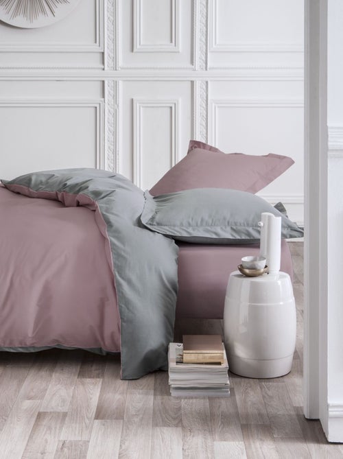 Juego de cama de percal de algodón, 240 x 220 cm - AFIBEL - Kiabi