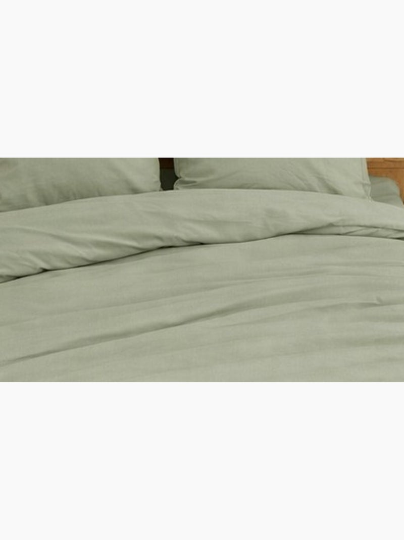 Juego de cama de percal Verde - Kiabi