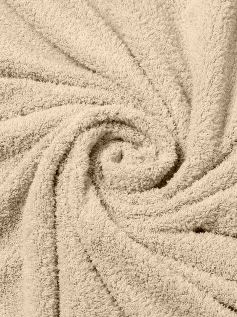 Juego de cama de rizo liso Beige arena - Kiabi