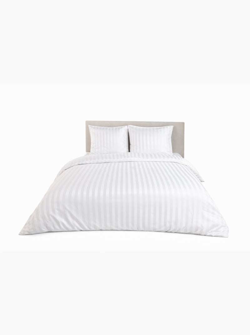Juego de cama de satén Blanco - Kiabi