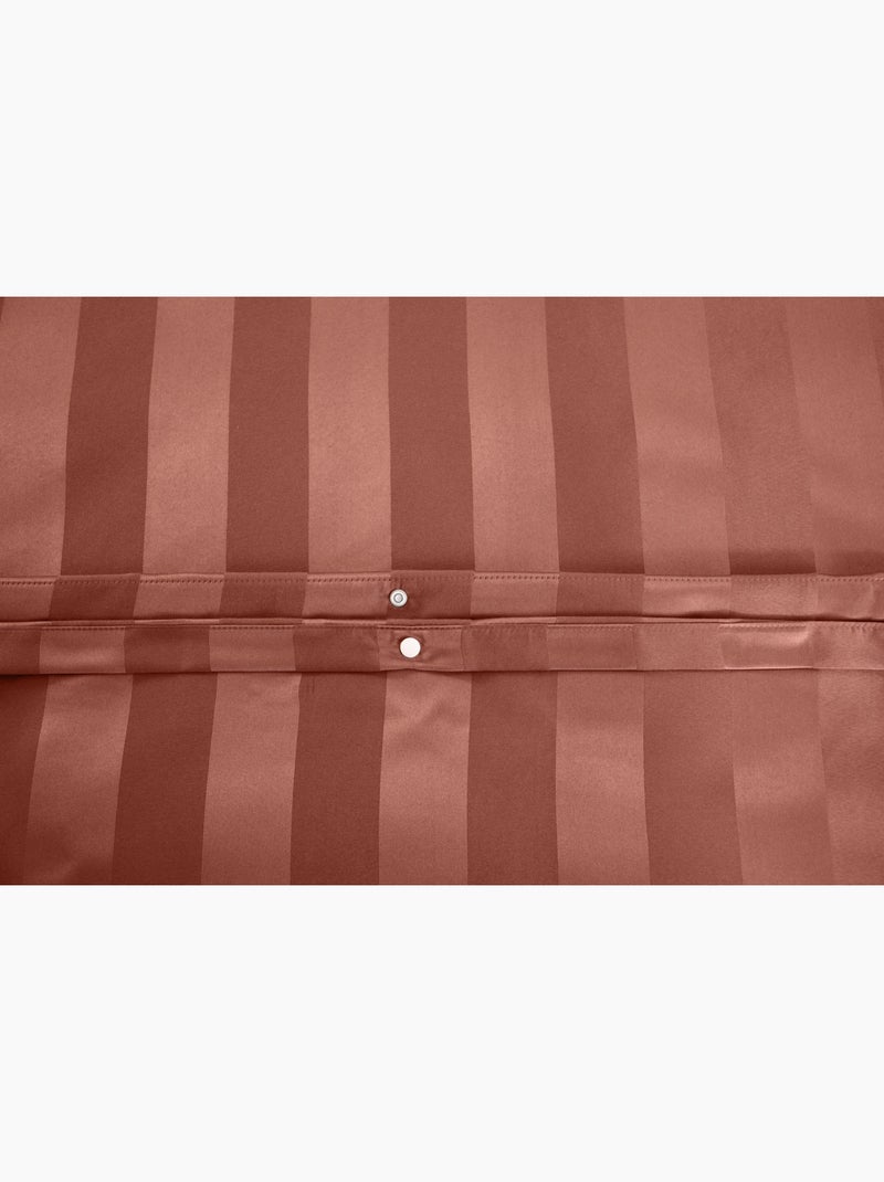 Juego de cama de satén Naranja - Kiabi