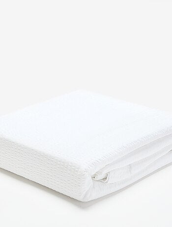Juego de cama de seersucker para 2 personas 240 x 220 cm